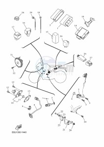 MT125 MTN125-A (BSU1) drawing ELECTRICAL 2