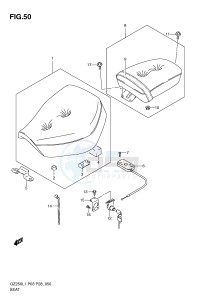 GZ250 (P3) drawing SEAT