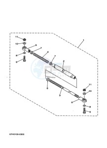 FL250DET drawing STEERING-ACCESSORY-2