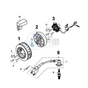 FIGHT ZULA drawing IGNITION PART