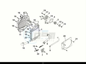 SYMPHONY ST 125 LC (XL12WW-EU) (E5) (M1) drawing WATER PUMP