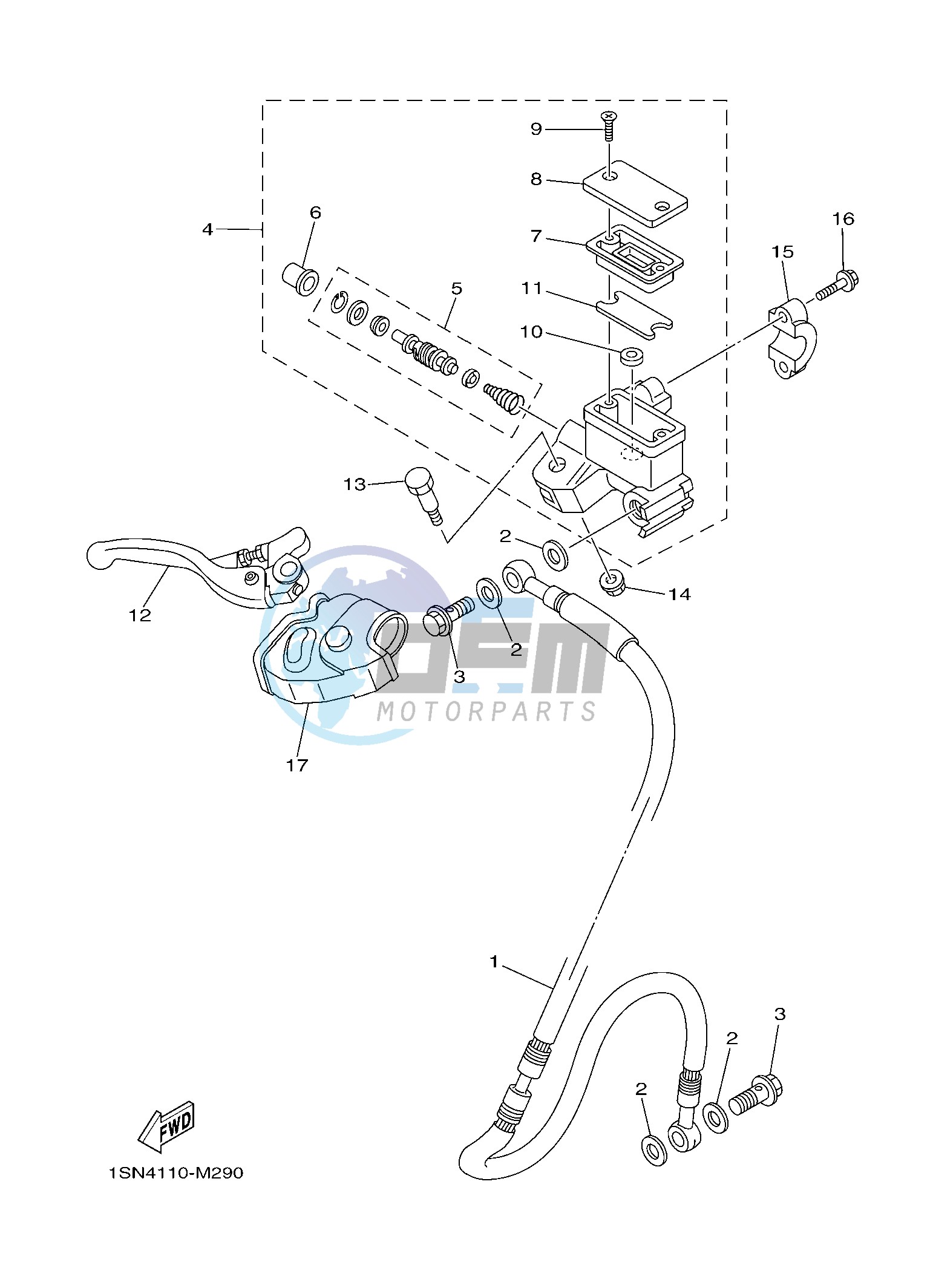 FRONT MASTER CYLINDER