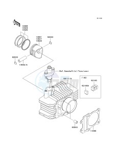 KLX 110 A (A1-A4) drawing CYLINDER_PISTON-- S- -