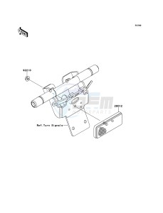 VN1700_CLASSIC_TOURER_ABS VN1700DDF GB XX (EU ME A(FRICA) drawing Reflectors