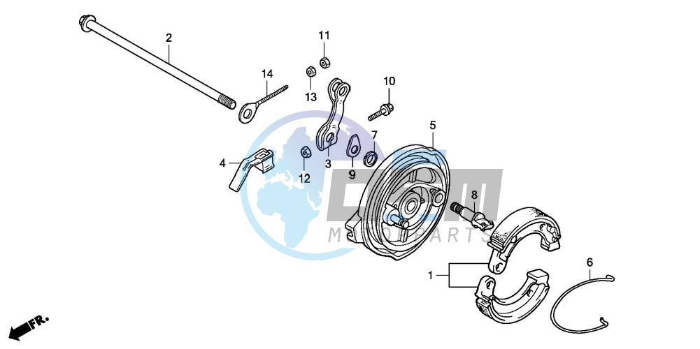 REAR BRAKE PANEL