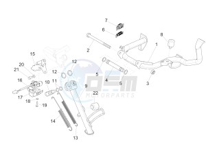 GTS 300 SUPER-TECH IE ABS E4 (APAC) drawing Stand/s