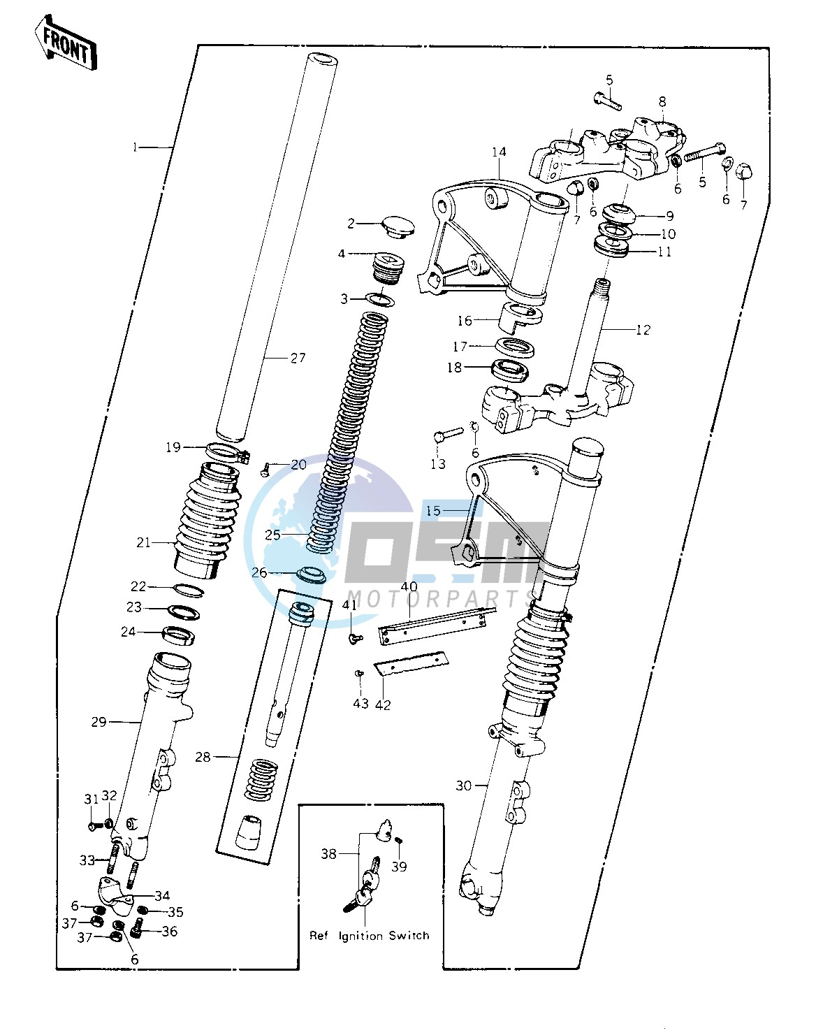 FRONT FORK -- 78 C1_C1A- -