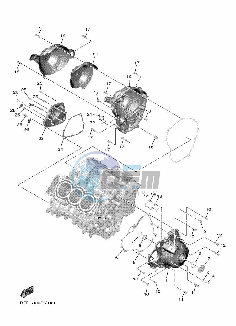 CRANKCASE COVER 1