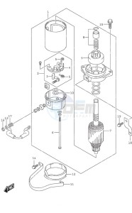 DF 30A drawing Starting Motor