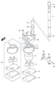 DF 225 drawing Water Pump