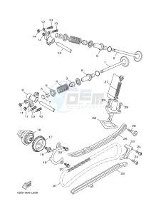 HW125 XENTER 125 (53B5) drawing VALVE