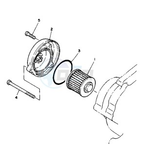 XV VIRAGO 250 drawing OIL CLEANER