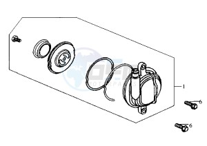 CINDERELLA - 50 cc drawing CYLINDER HEAD COVER