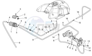 Stelvio 1200 1200 drawing Fuel vapour recover system