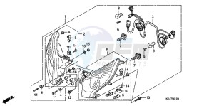 FES125AB S Wing E drawing HEADLIGHT