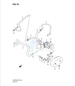 VZ800K9 drawing SECOND AIR (MODEL K5/K6/K7/K8)