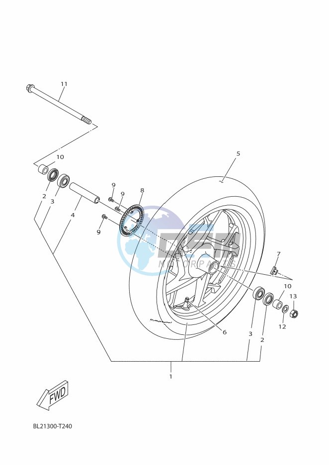 FRONT WHEEL