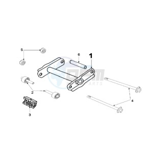 FIGHT LRUL drawing ENGINEMOUNT WITH SHORT MOUNT RUBBERS