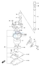 DF 250AP drawing Water Pump