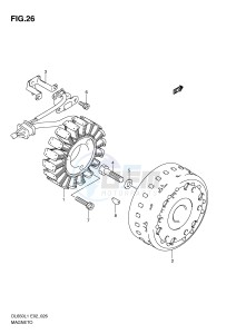 DL650 (E2) V-Strom drawing MAGNETO