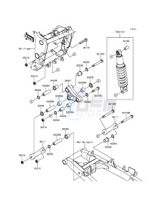 NINJA_300_ABS EX300BFFA XX (EU ME A(FRICA) drawing Suspension/Shock Absorber