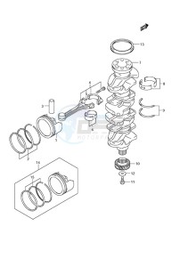 DF 150 drawing Crankshaft