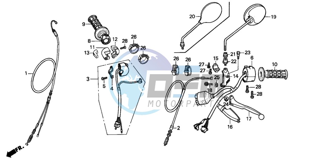 HANDLE LEVER/SWITCH/CABLE