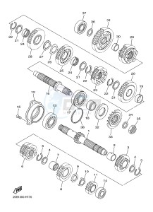 XJ6N 600 XJ6-N (NAKED) (B617 B618) drawing TRANSMISSION