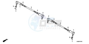 TRX250TEC drawing TIE ROD