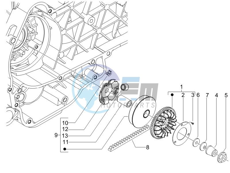 Driving pulley