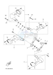 NS50N AEROX NAKED (1PL1 1PL1) drawing FLASHER LIGHT