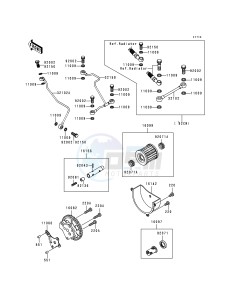 KLF 300 C [BAYOU 300 4X4] (C1-C4) [BAYOU 300 4X4] drawing OIL PUMP_OIL FILTER