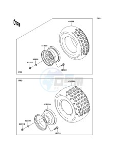 KFX700 KSV700B7F EU drawing Tires