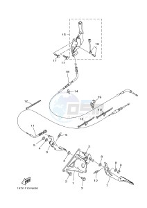 YXC700E YXC70VPHG VIKING VI EPS CAMO (B855) drawing PEDAL WIRE