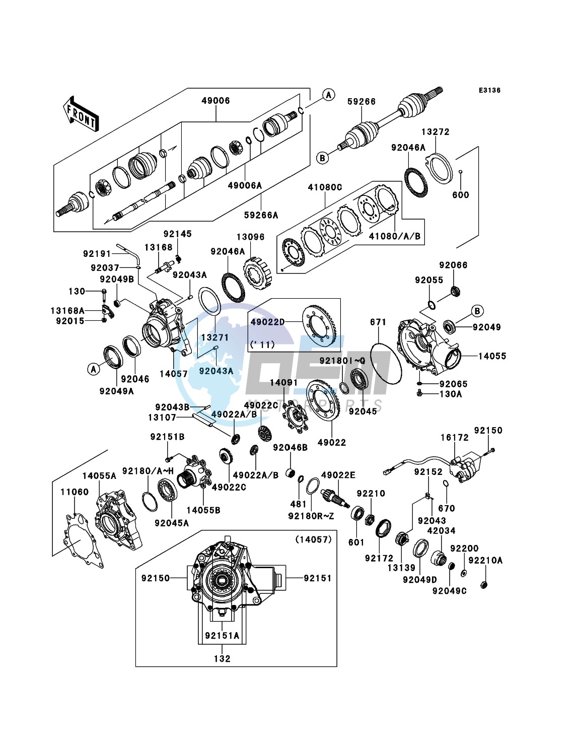 Drive Shaft-Front