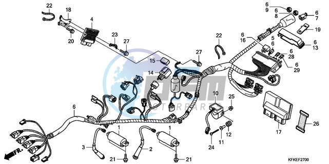 WIRE HARNESS/IGNITION COIL