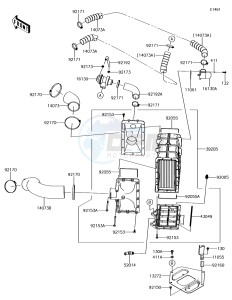 JET SKI ULTRA 310LX JT1500MEF EU drawing Inter Cooler