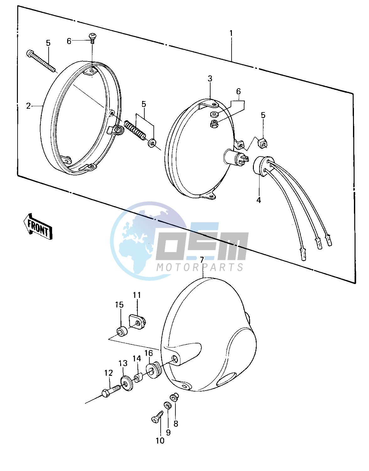 HEADLIGHT -- 80 A1- -