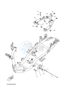 NS50N AEROX NAKED (1PL1 1PL1 1PL1) drawing FRAME