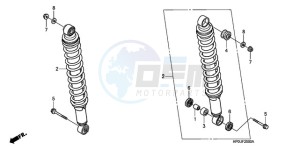 TRX500FM9 Australia - (U) drawing REAR CUSHION