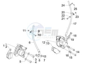 Runner 50 Pure Jet ST drawing Brakes hose  - Calipers