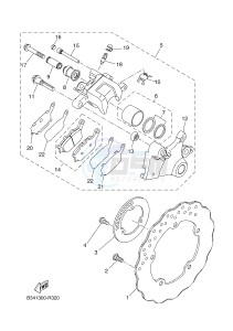 MTT690-U MT-07 TRACER TRACER 700 (BC62 BC62 BC62 BC62 BC62) drawing REAR BRAKE CALIPER