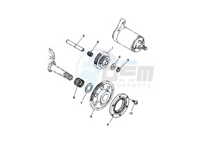 ATV 350 drawing STARTING CLUTCH