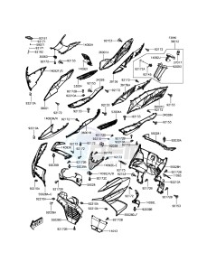 J125 ABS SC125BGF XX (EU ME A(FRICA) drawing Leg Shield