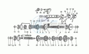 Nevada 750 drawing Gear box