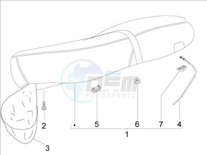 LXV 125 4T ie E3 drawing Saddle - Tool roll