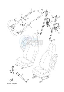 YXZ1000E YXZ10YPXG YXZ1000R EPS (2HC4) drawing SEAT 2