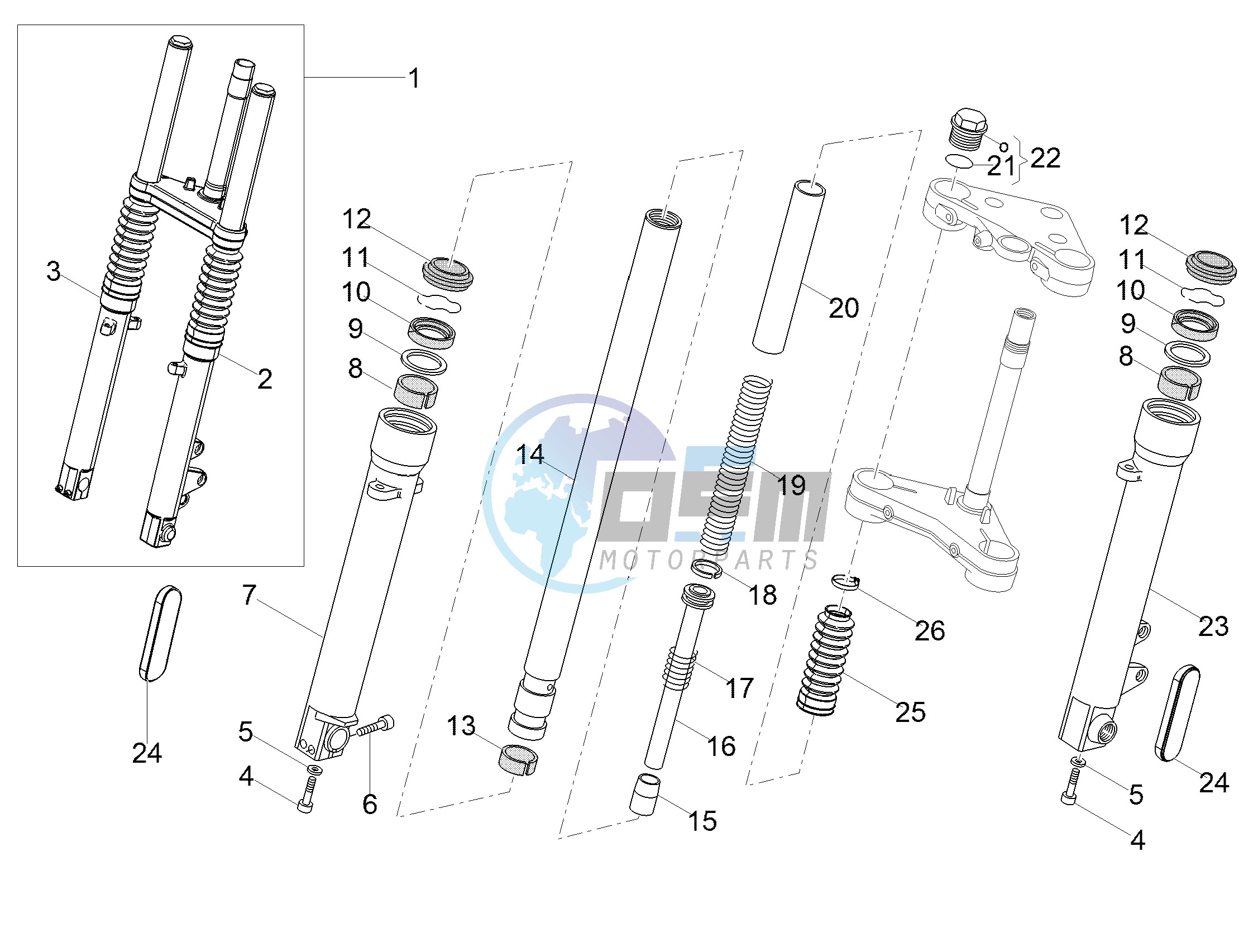 Front fork Kaifa