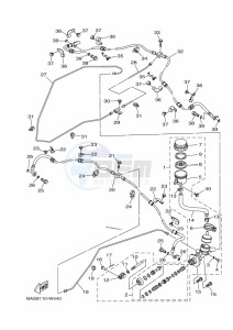 YXZ1000E YXZ1000R SS (B5JF) drawing MASTER CYLINDER