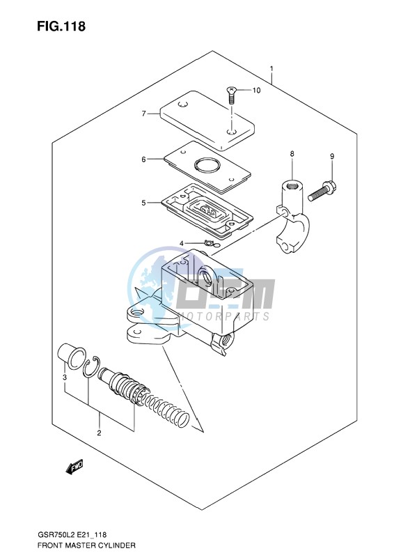 FRONT MASTER CYLINDER